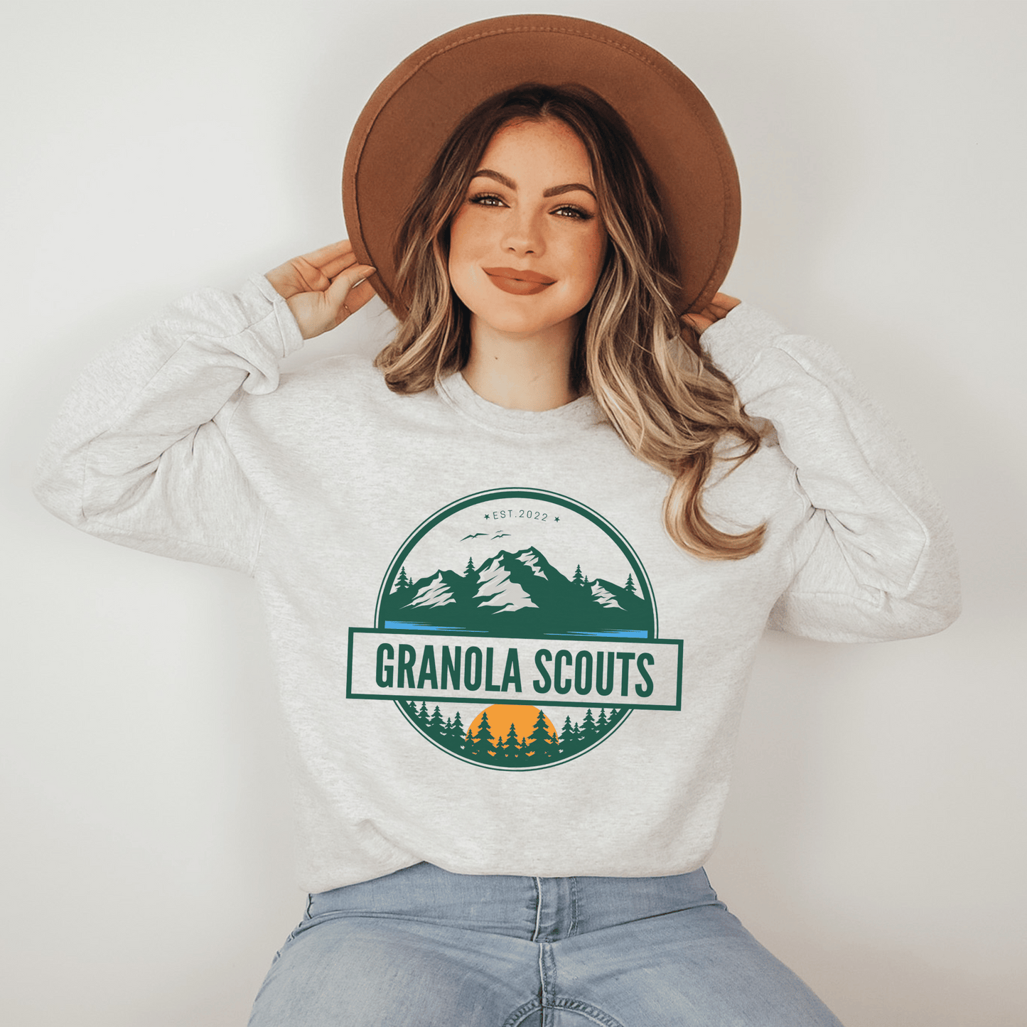 Granola Scout Badge Sweater