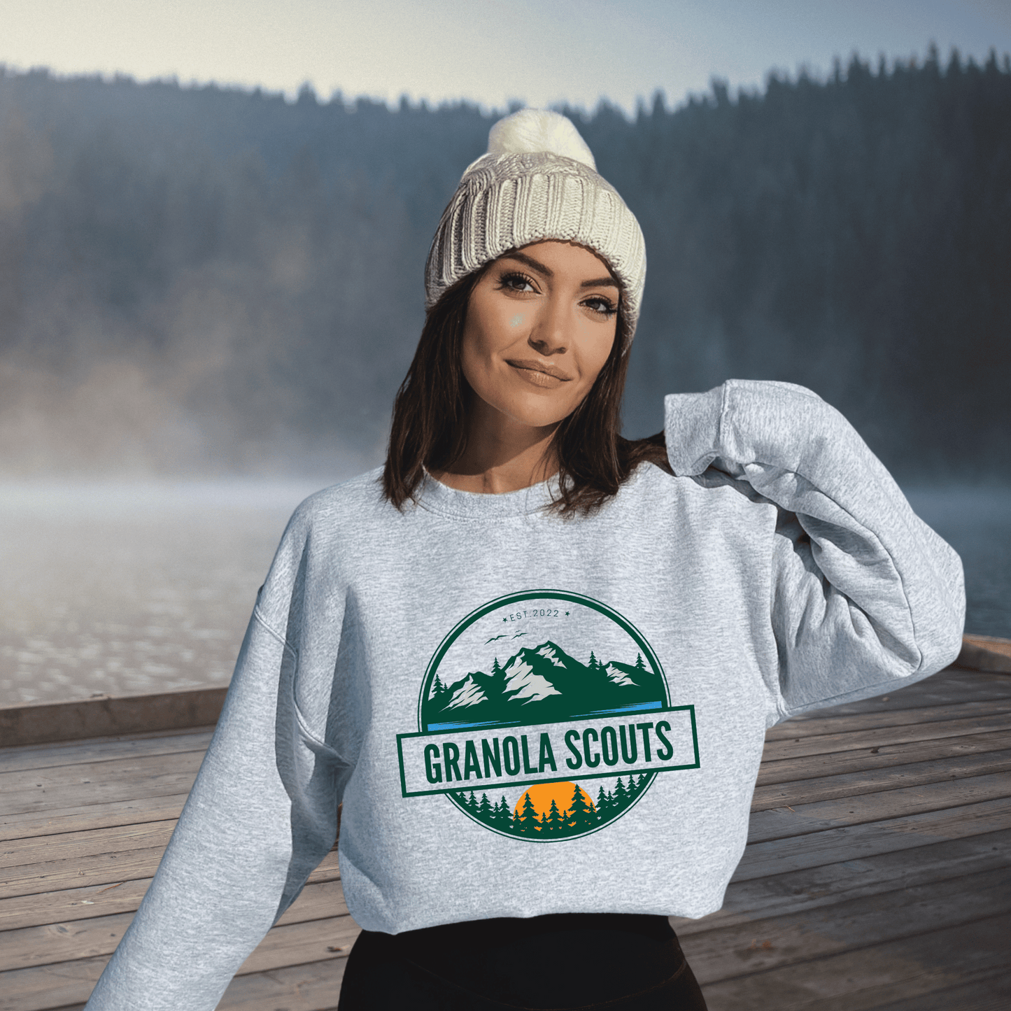 Granola Scout Badge Sweater