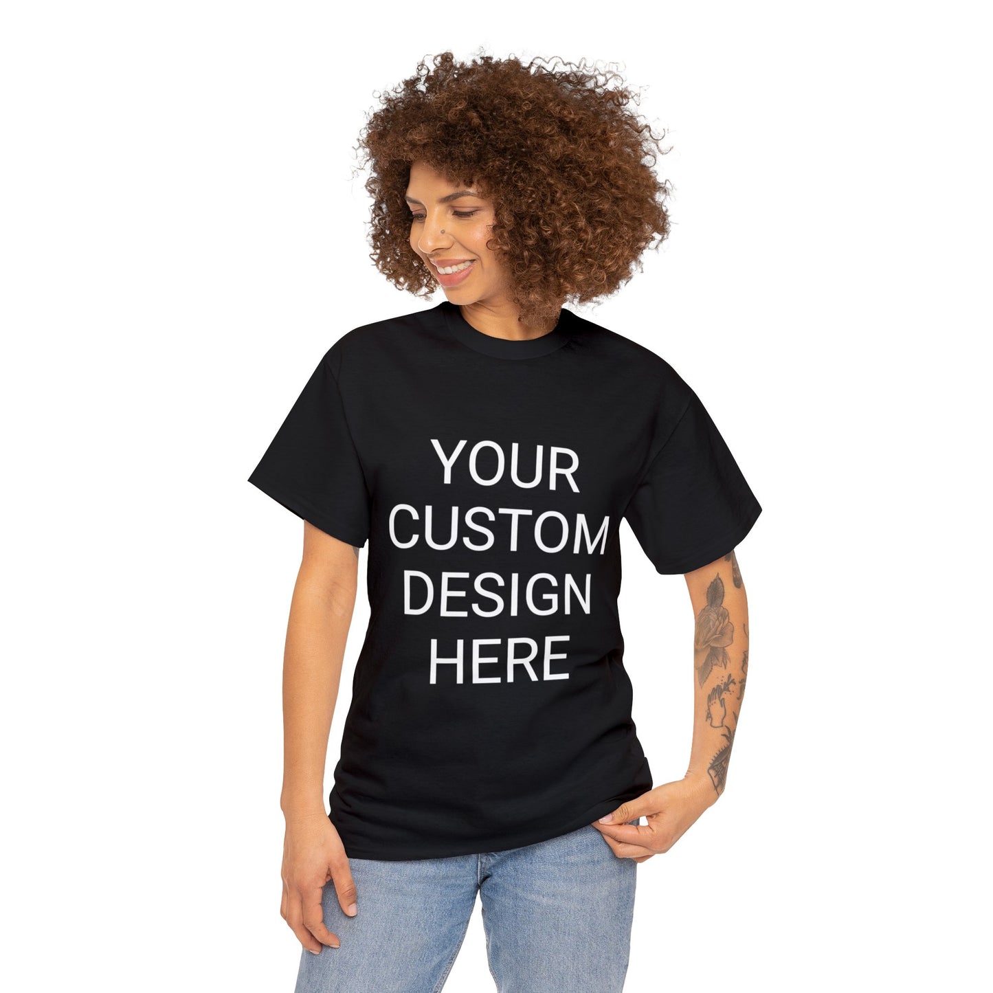 CUSTOM PRINT Unisex Heavy Cotton Tee