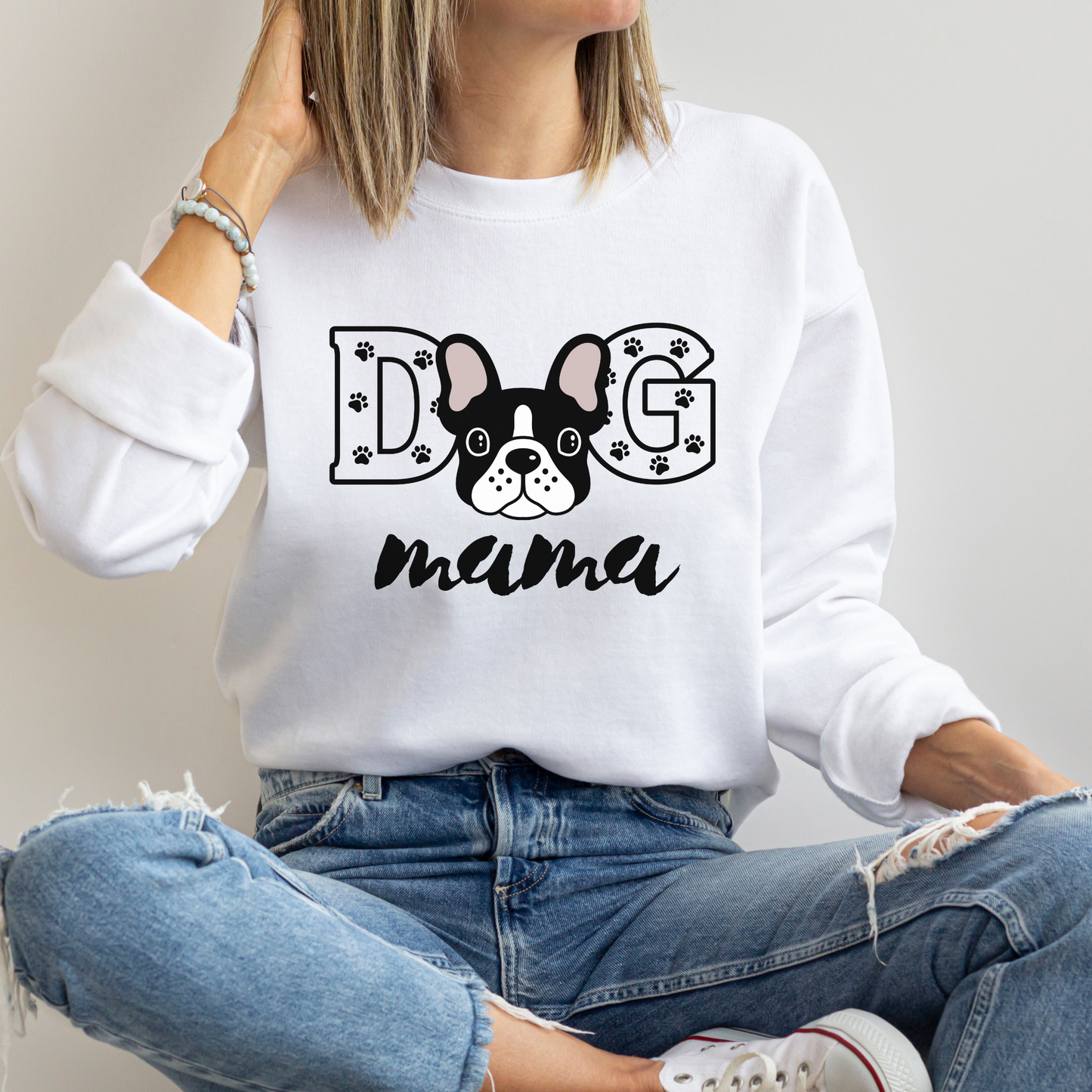 Personalized Dog Mom Sweatshirt