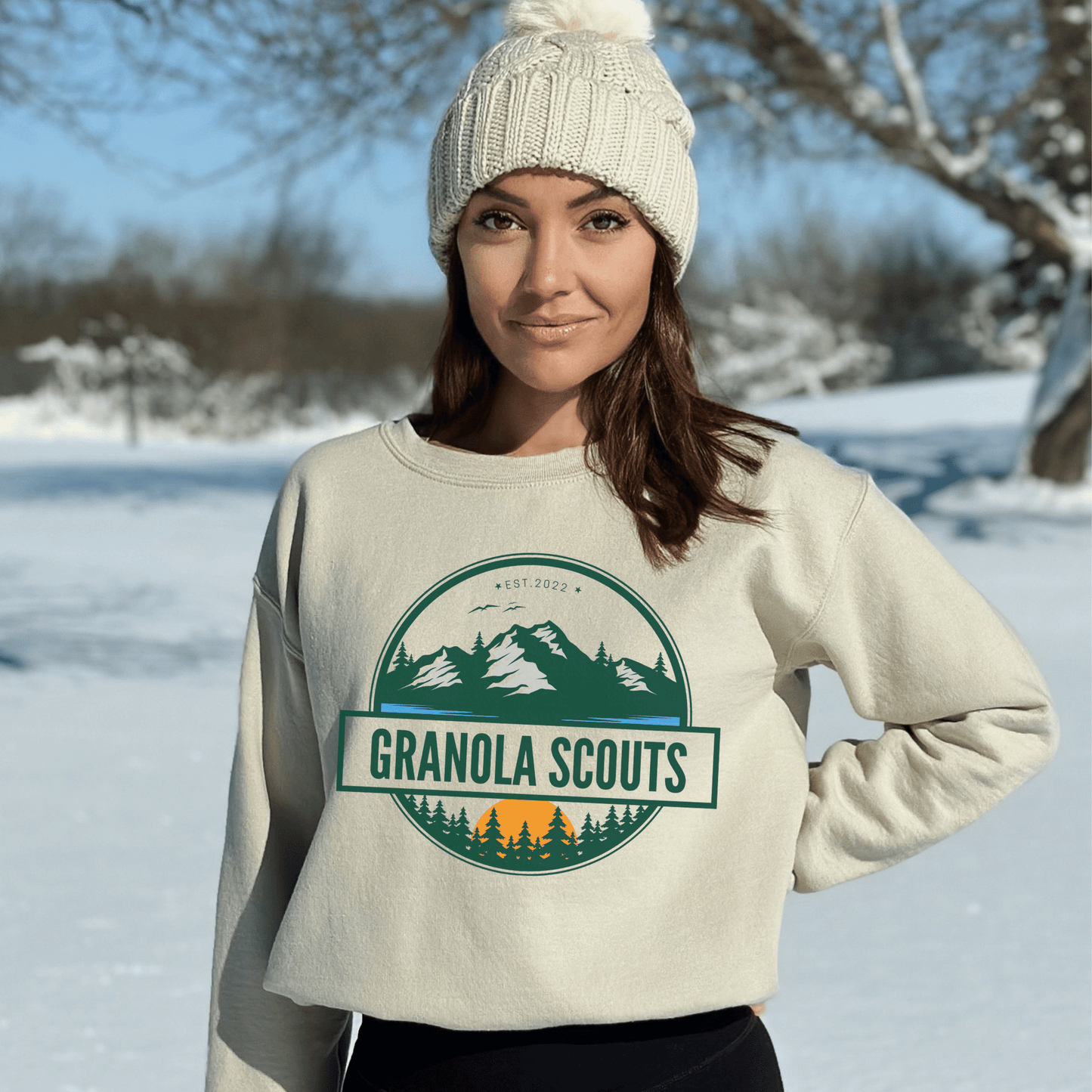 Granola Scout Badge Sweater