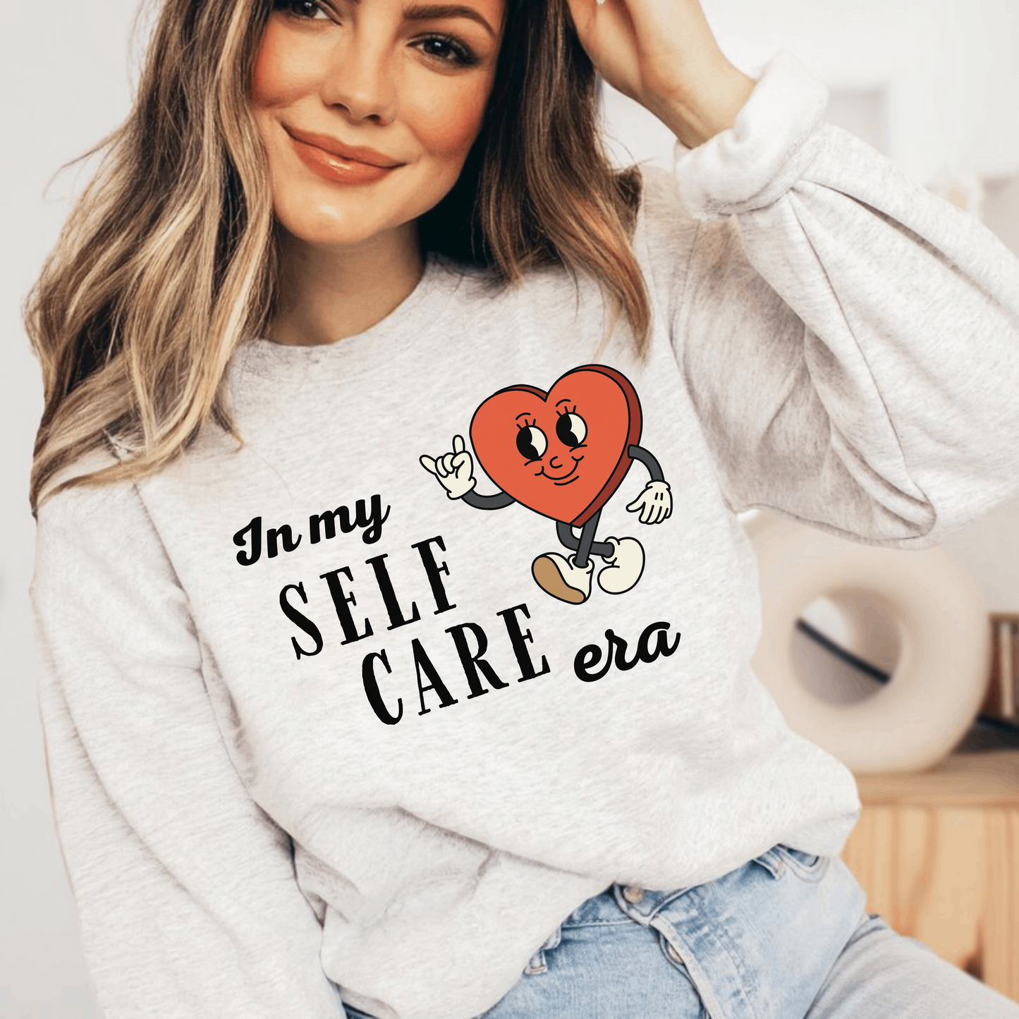 Retro Self Care Era Sweatshirt