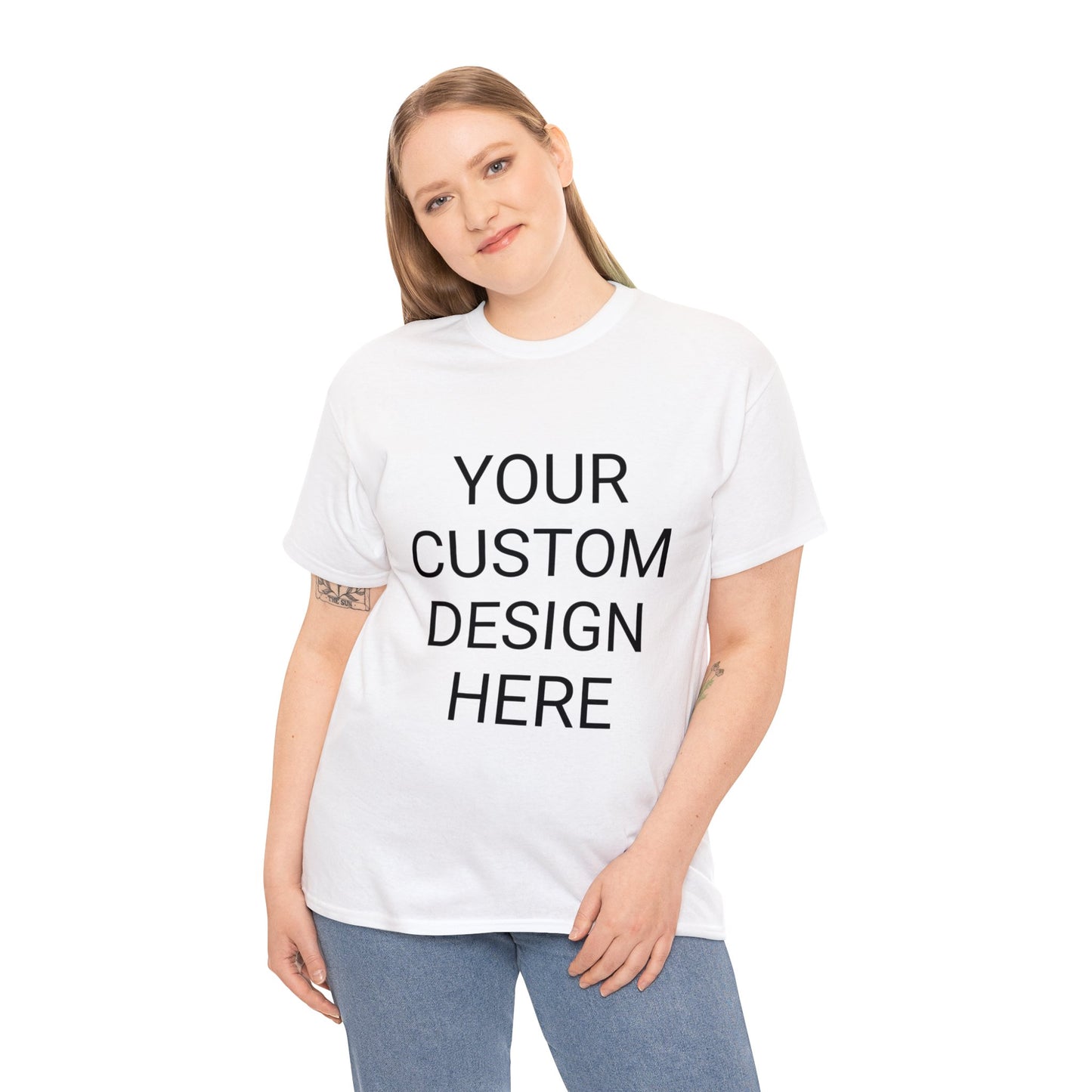 CUSTOM PRINT Unisex Heavy Cotton Tee