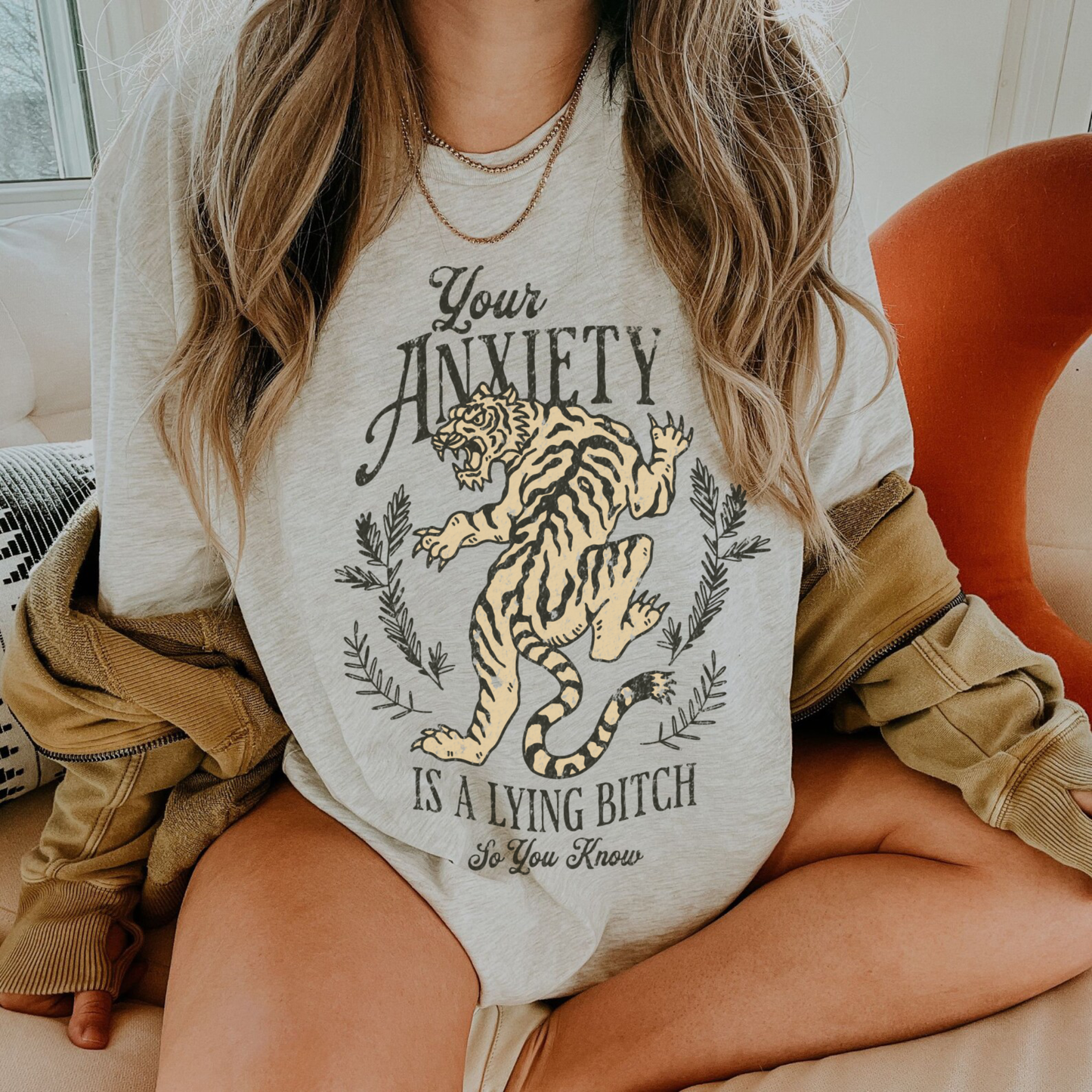 Anxiety is a Lying Bitch T Shirt