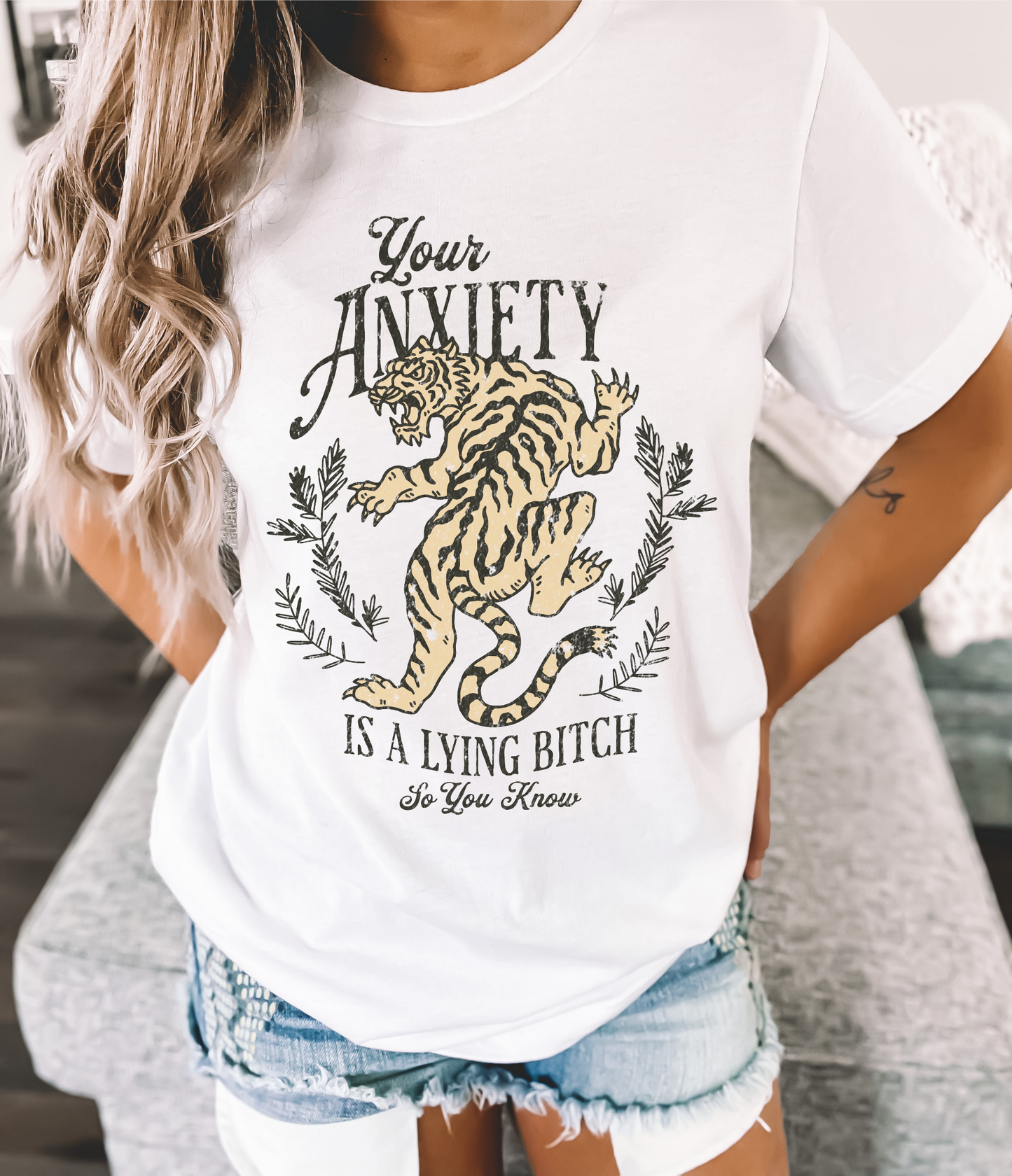 Anxiety is a Lying Bitch T Shirt