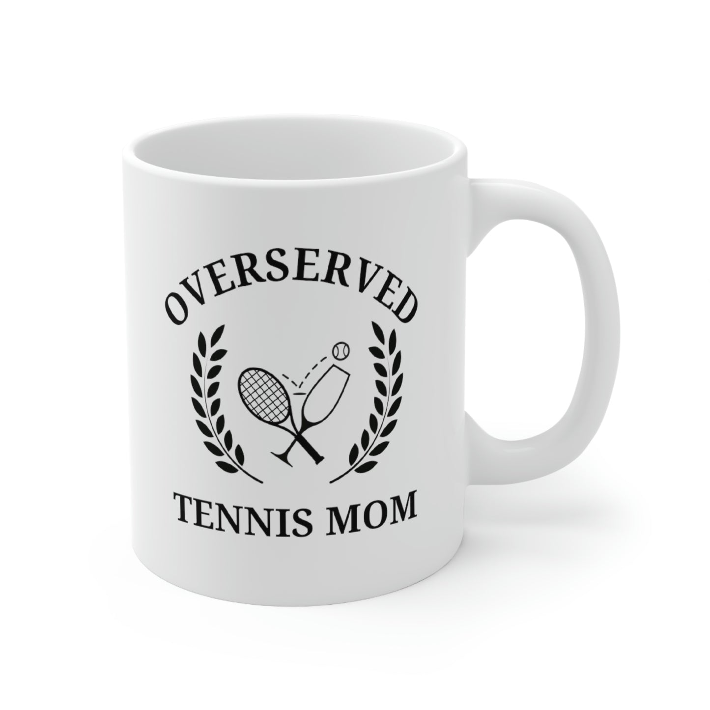 Overserved Tennis Mom Mug