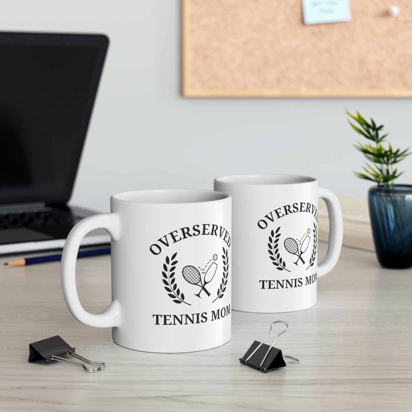 Overserved Tennis Mom Mug